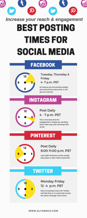 When to post on social media - Aly & Co.