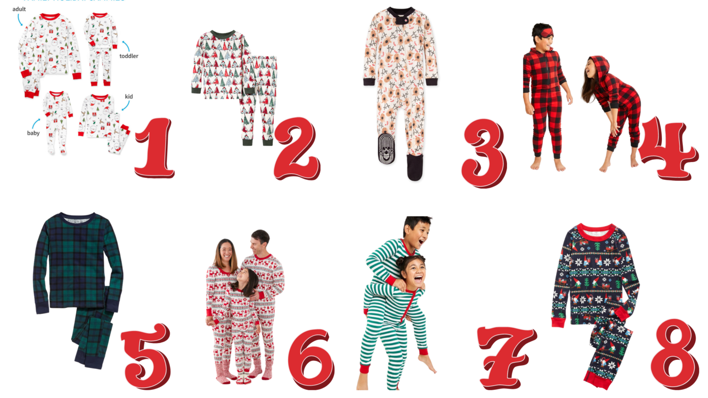 Where to shop for family holiday pajamas - Aly & Co.
